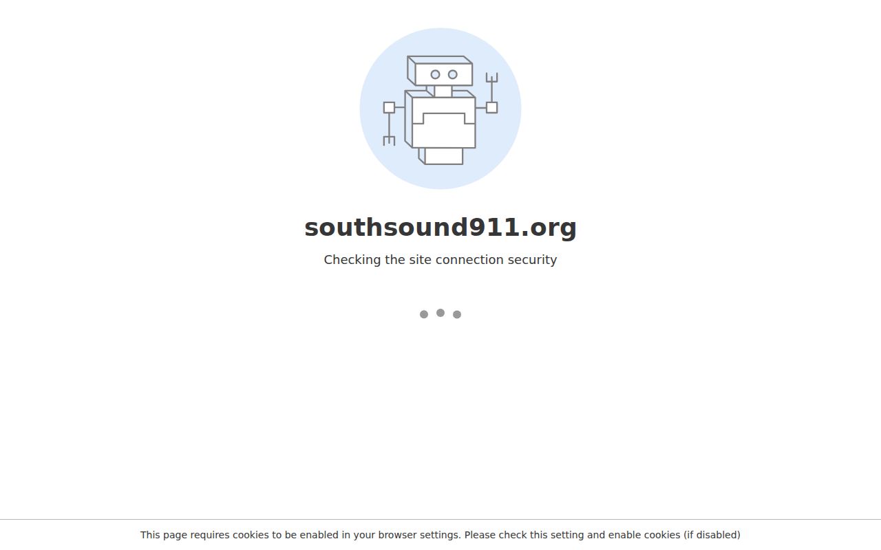South Sound 911 portal for Tacoma criminal history report requests